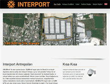 Tablet Screenshot of interport.com.tr